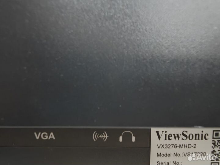 Монитор ViewSonic VX3276-MHD-2