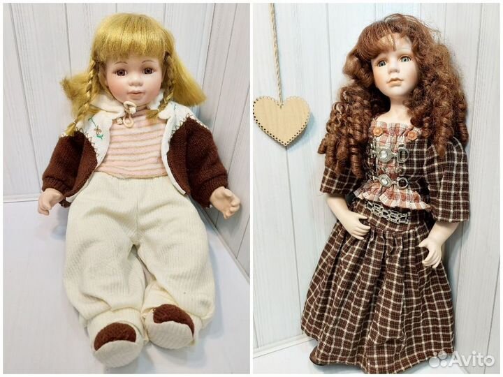 Куклы фарфоровые большие 55-60 см