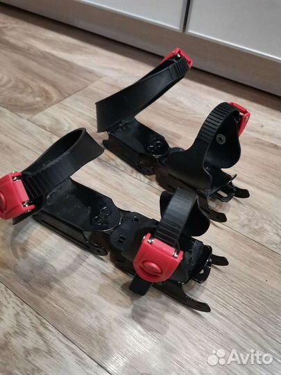 Коньки детские раздвижные на полозьях