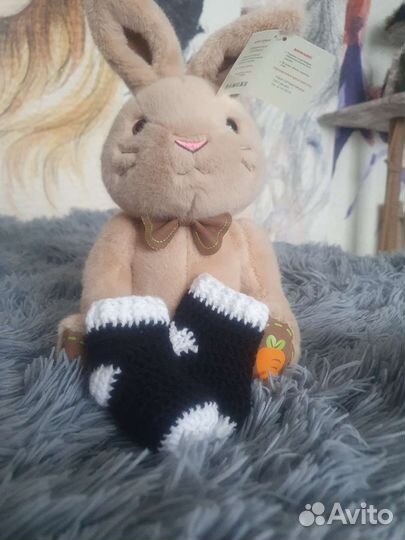 Детские вязанные носочки новые