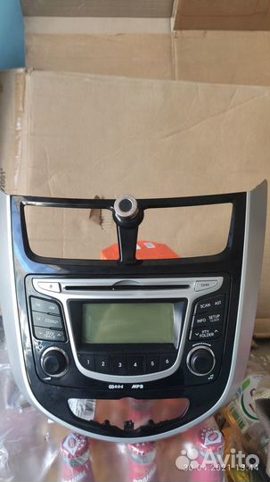 Автомагнитола бу штатная solaris
