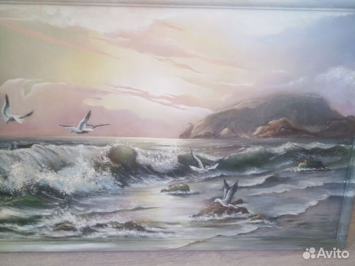 Картина маслом на холсте пейзаж