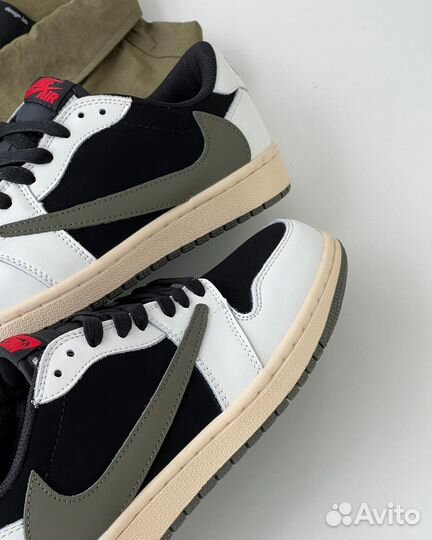 Кроссовки nike air jordan 1 low travis scott