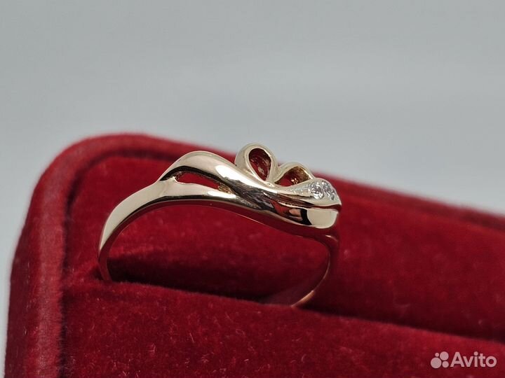 Кольцо Золотое 585* 1,78 гр. 16,25 р. Шир. 6 мм