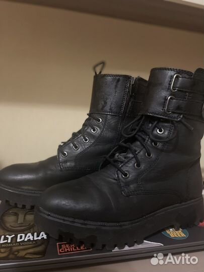 Mango ботинки натуральная кожа