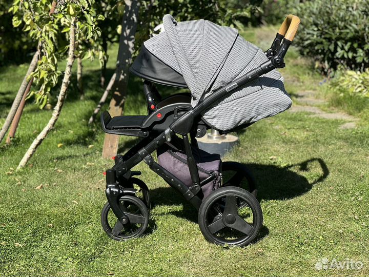 Коляска retrus 2в1 с креплениями для автолюльки