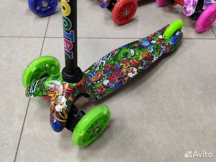 Самокат детский Мини Джунгли