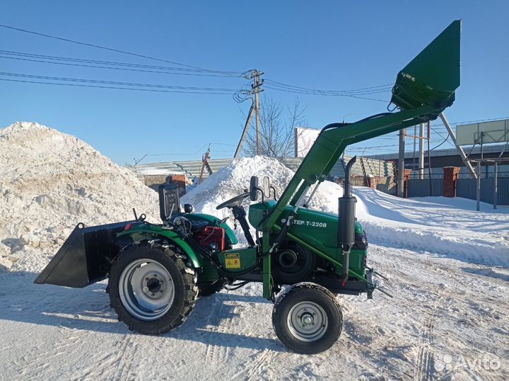 Мини-трактор Файтер Т-220В с КУН, 2024