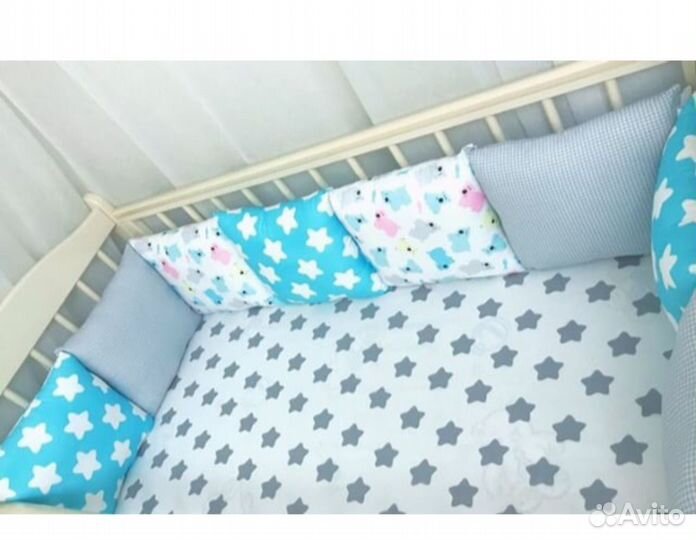 Бортики в детскую кроватку бу