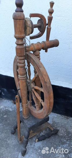 Прялка деревянная старинная