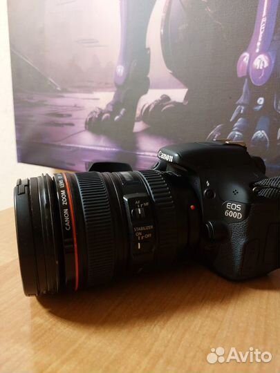 Фотоаппарат Canon 600D+Объектив Canon EF 24-105mm