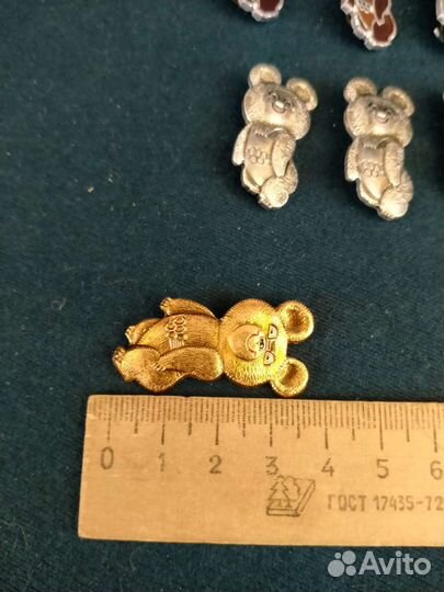 Значок Олимпийский мишка