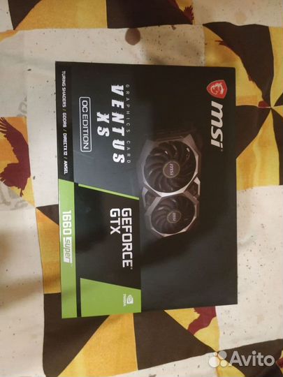 Видеокарта msi geforce gtx 1660 super ventus xs oc