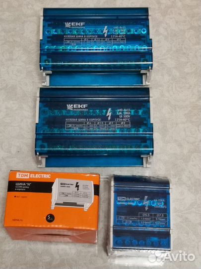 Шина нулевая в корпусе EKF (4х15) TDM (4х7)