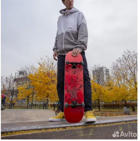 Скейтборд трюковой деревянный, новый