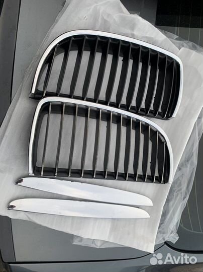 Ноздри bmw e90 дорест хром