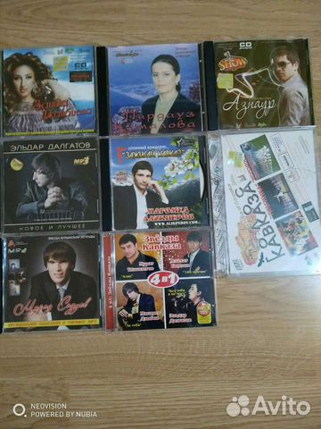 Диски (8шт) dvd mp3. Певцы Кавказа