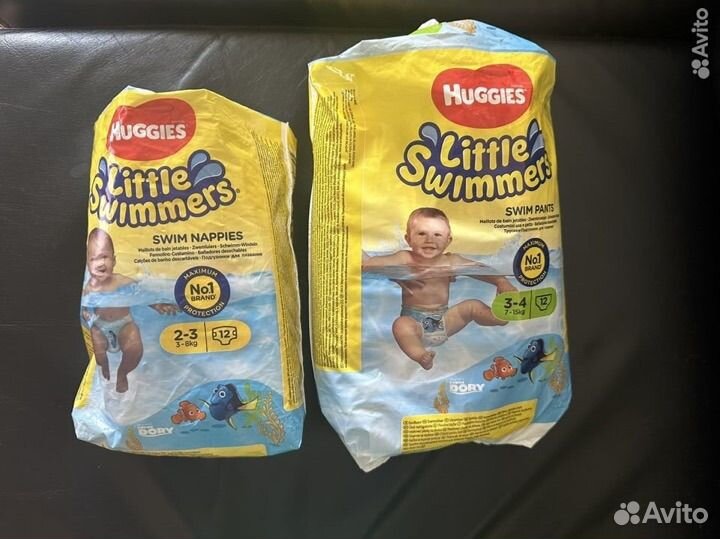 Подгузники Трусики для плавания huggies