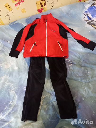 Разминочный лыжный костюм