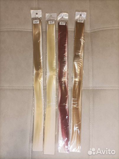 Накладные волосы на заколках