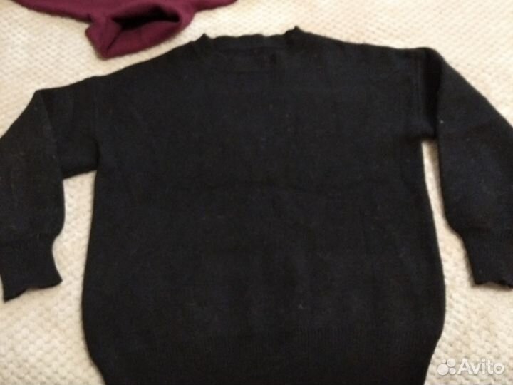 Свитера и платье вязанные