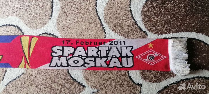 Фк Спартак Москва Базель шарф роза болельщика