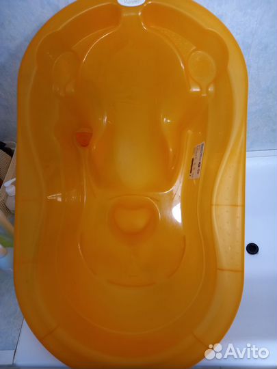 Ванночка для купания с термометром