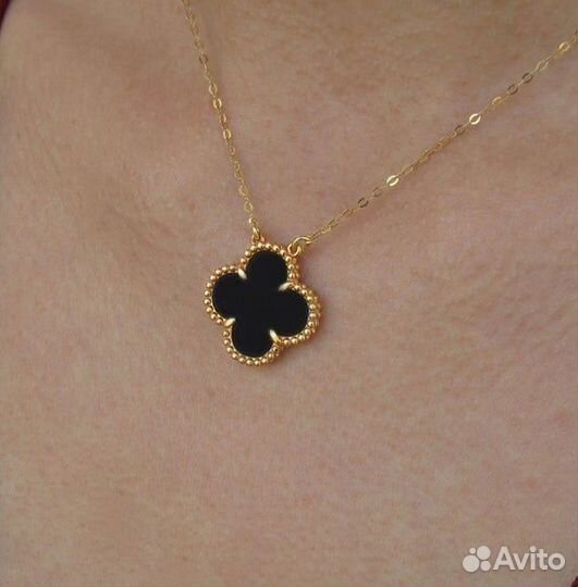 Van cleef подвеска клевер