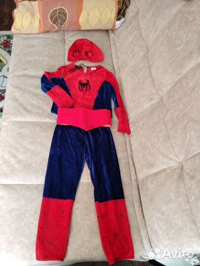 Карнавальный детский костюм человека паука