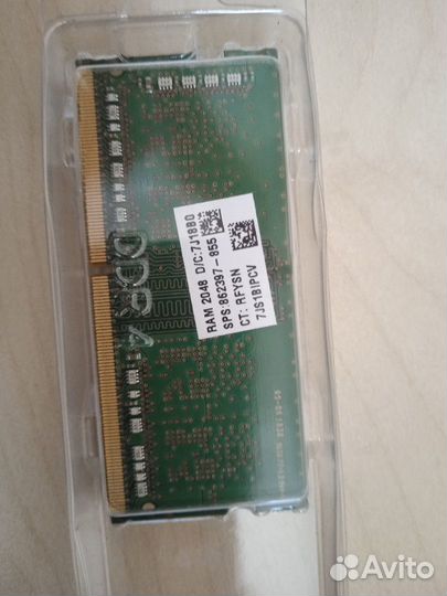 Ноутбучная DDR4 samsung 4GB 2666