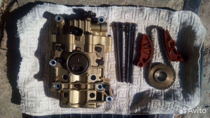 Mаслянный насос с балансировочными валами