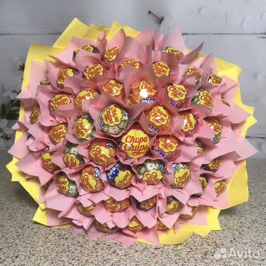Букет из чупа чупсов
