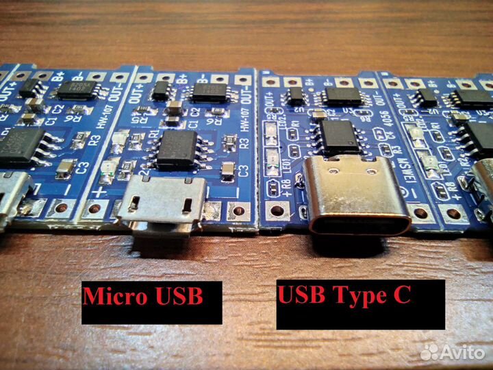 Зарядка для Li-ion аккумуляторов 18650 (TP4056)