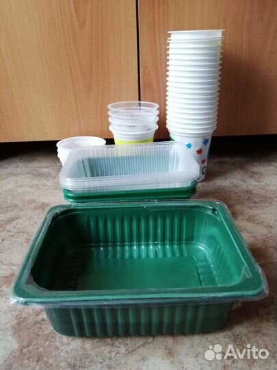 Контейнеры и стаканчики для рассады