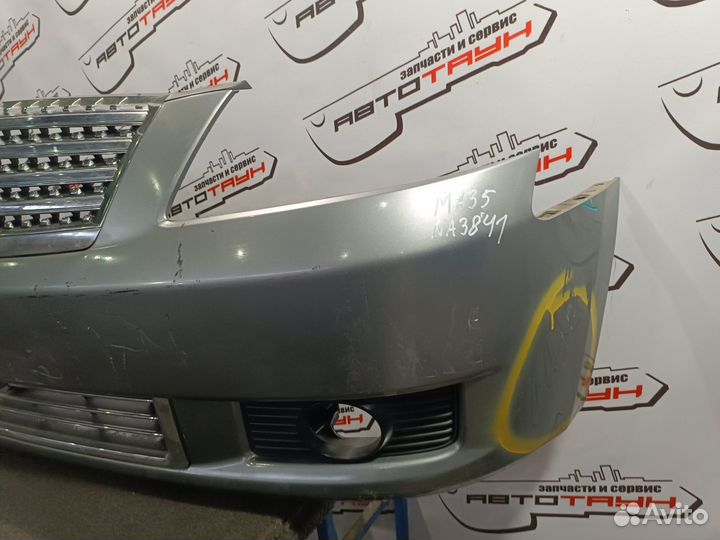 Бампер nissan infiniti fuga M35 M45 GY50 PNY50 PY50 Y50 F2022EG0MH 1 модель передний серый, WV2 NA48