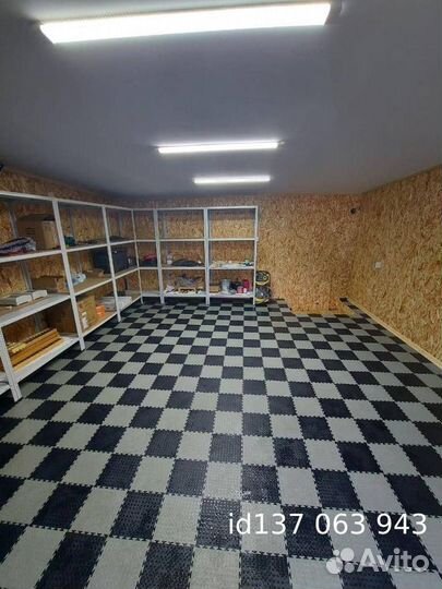 Модульная плитка для гаража