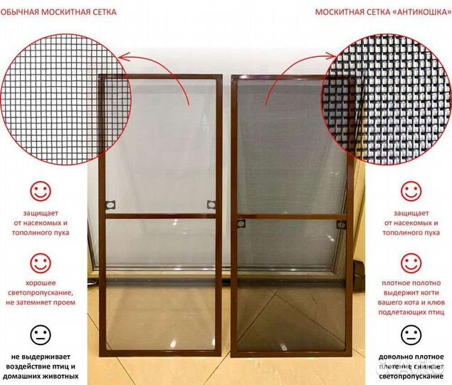 Москитная сетка Антикошка