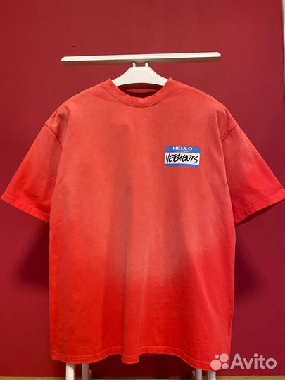 Vetements футболка оверсайз лето стиль