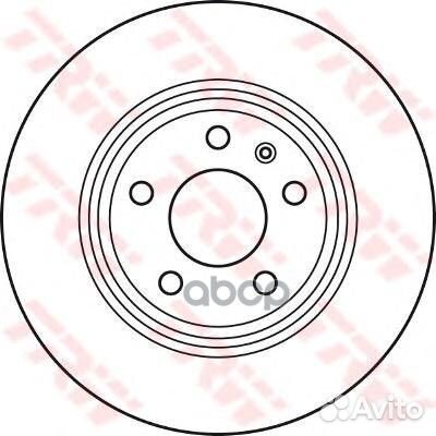 Диск Тормозной Задний Audi A4/A5/A6/A7/Q5 Trw D