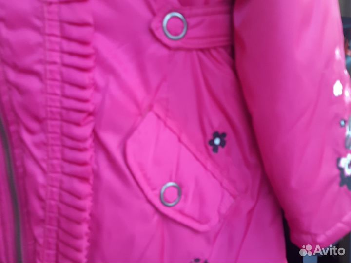 Пальто зима 116-122