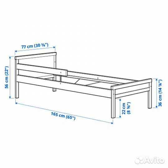 Кровать IKEA sniglar детская