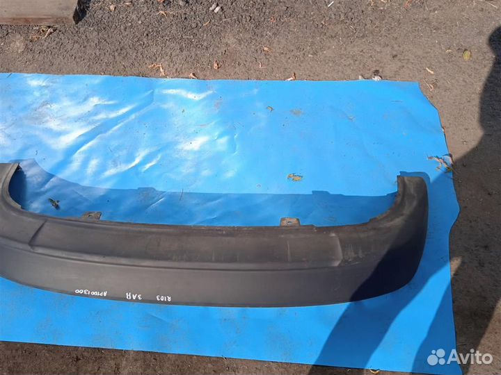 Юбка бампера задняя Kia Rio 3 рестайлинг