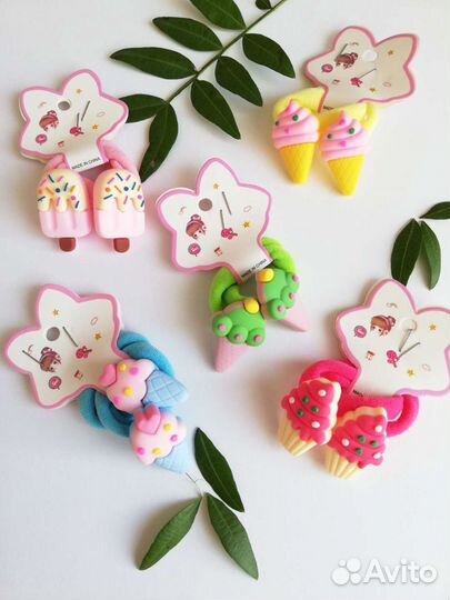 Новые Резиночки и заколочки для волос в ассортимен