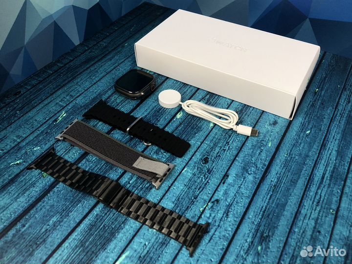 Комплект 4в1 apple watch ultra 2 + airpods pro 2