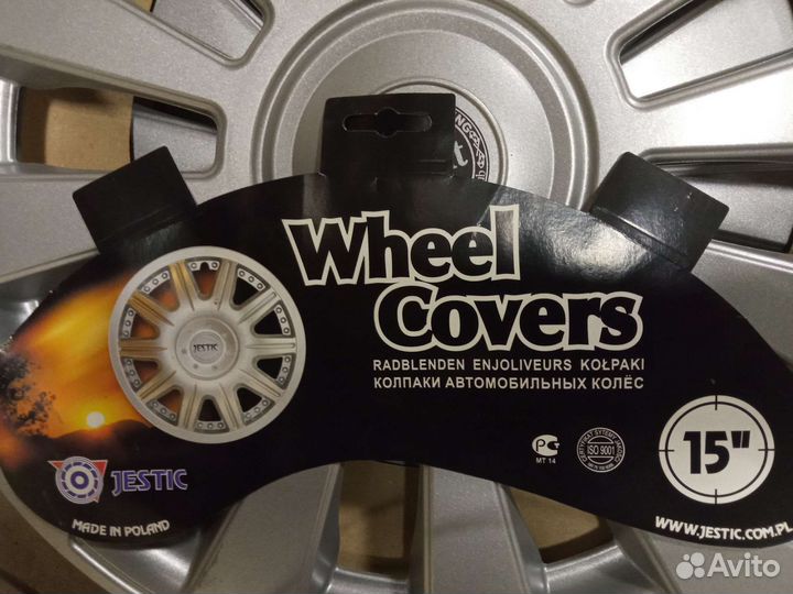 Колпаки на колеса 4шт r 15