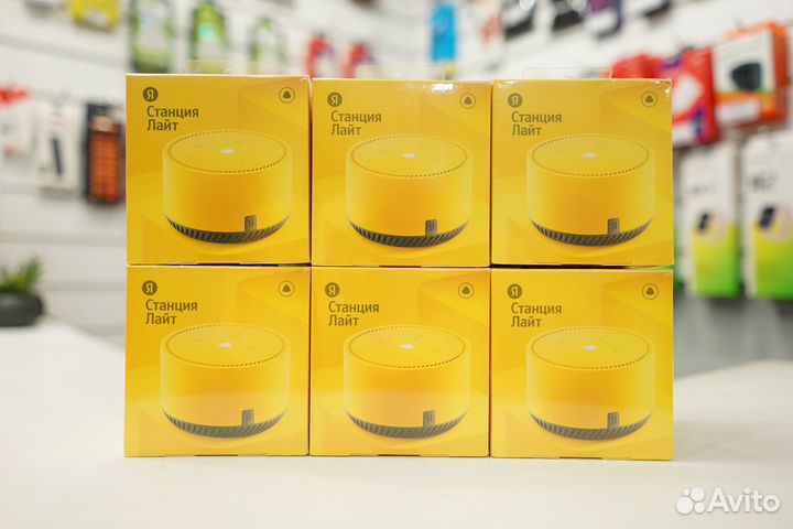 Яндекс Станция Лайт с Алисой, Лимон