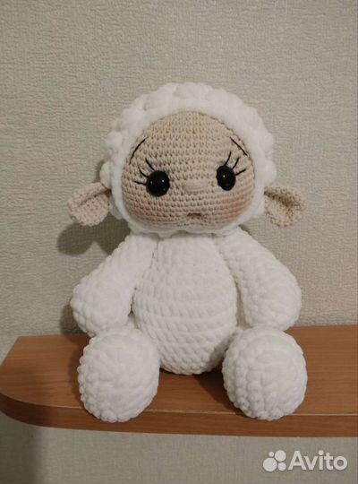 Вязаные игрушки из плюша