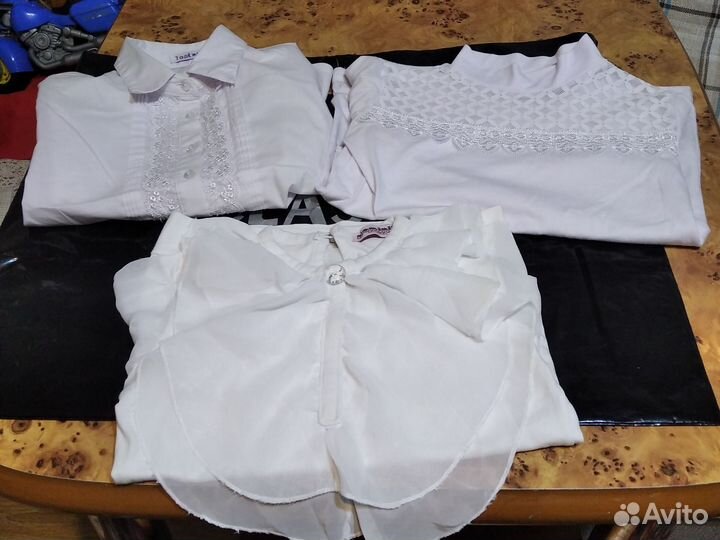 Блузки для школы 140-146 пакетом