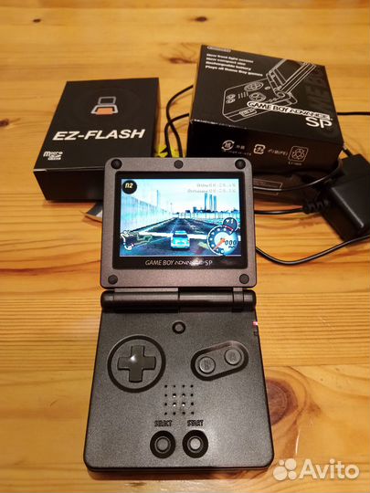 Game Boy Advance SP ips mod + EZ-flash Omega +16GB
