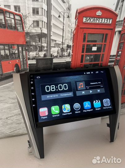Android магнитола Toyota Camry 55